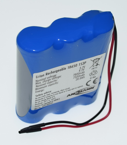 Rechargeable Batteries R18650 1S3P R3 UN