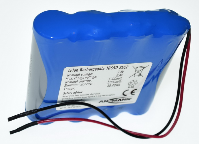 Oplaadbare Batterijen R18650 2S2P R4 UN