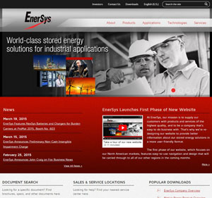 Website Enersys Energy 